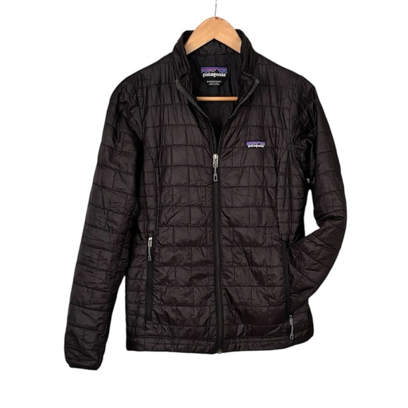 Patagonia Jackets & Blazers - Patagonia Women’s Nano Puff Jacket Black Full Zip Quilted Puffer Small